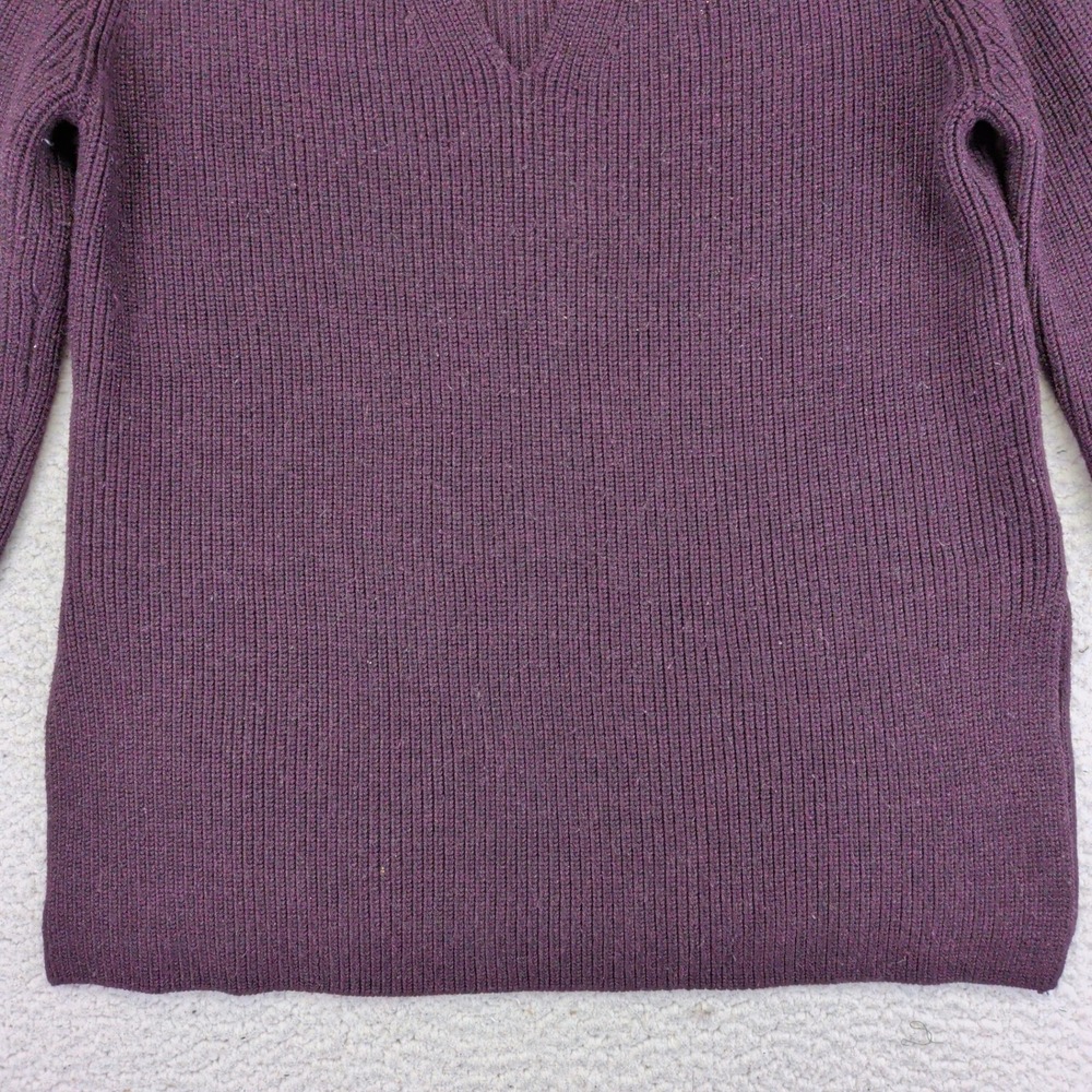 Athleta Switchback Pullover Sweater Burgundy Ribb… - image 7